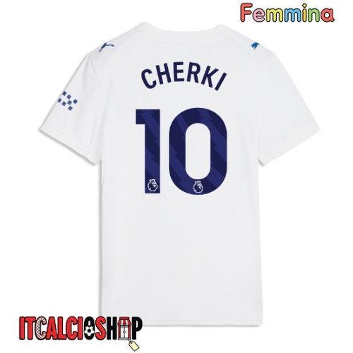 Manchester City Rayan Cherki #10 Terza Maglia Femmina 2026-27 Manica Corta
